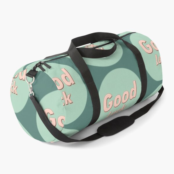 Item preview, good luck text designed and sold by hutofdesigns.