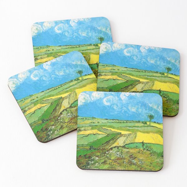 Item preview, Vincent Van Gogh - Wheat field at Auvers under a clouded sky 1890  designed and sold by hardscuffle.