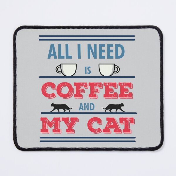 Item preview, All I Need Is Coffee And My Cat | Coffee Lovers | Cat Owners | Funny designed and sold by Minimalwiz.