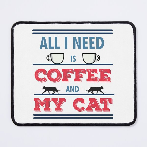 Item preview, All I Need Is Coffee And My Cat | Coffee Lovers | Cat Owners | Funny designed and sold by Minimalwiz.