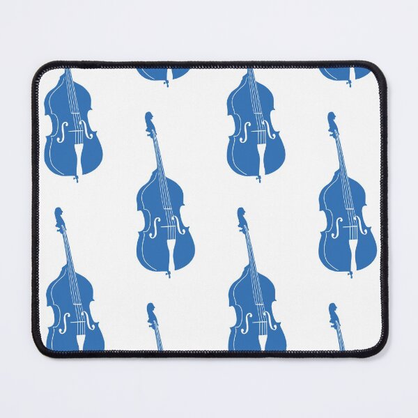 Item preview, Blue Monochrome Upright Bass designed and sold by Rocket-To-Pluto.