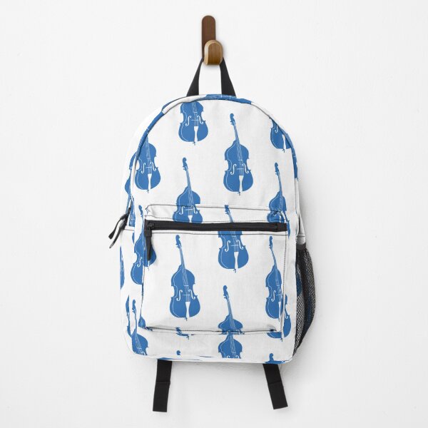 Item preview, Blue Monochrome Upright Bass designed and sold by Rocket-To-Pluto.