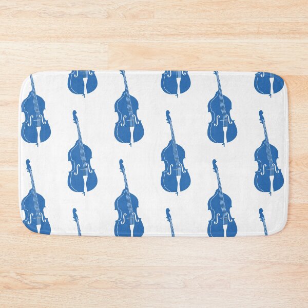 Item preview, Blue Monochrome Upright Bass designed and sold by Rocket-To-Pluto.