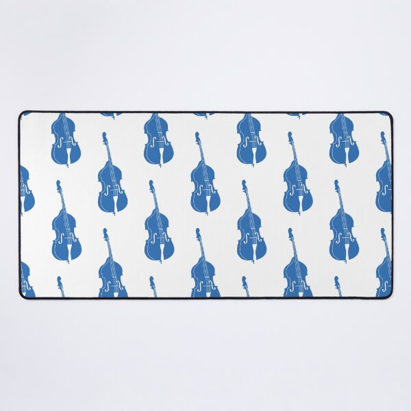 Item preview, Blue Monochrome Upright Bass designed and sold by Rocket-To-Pluto.