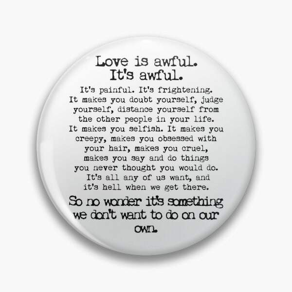 Item preview, Fleabag Love Speech| Hot Priest Wedding| Typewriter Quote designed and sold by Nada18.