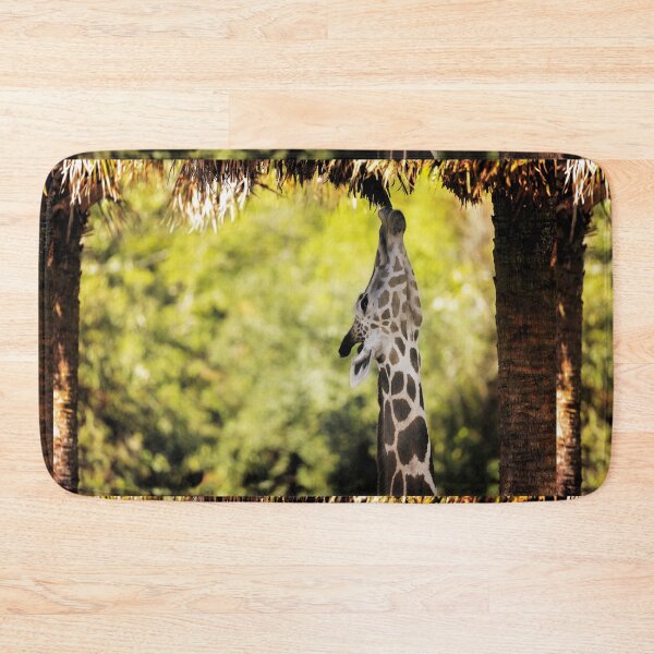 Item preview, Giraffe Reaches for Overhead Leaves designed and sold by KbytesOfJax Outdoor and Nature.