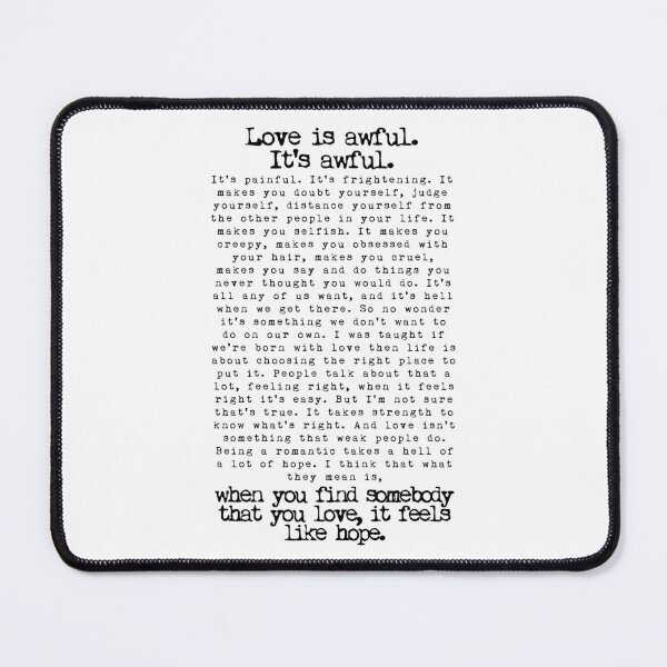 Item preview, Fleabag Love Speech| Hot Priest Wedding| Typewriter Quote designed and sold by Nada18.