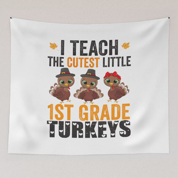Item preview, I Teach the Cutest Little Turkeys designed and sold by shopshopGHDMAC.