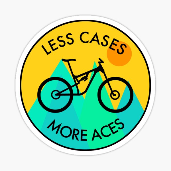 MTB: Less Cases, More Aces! Sticker