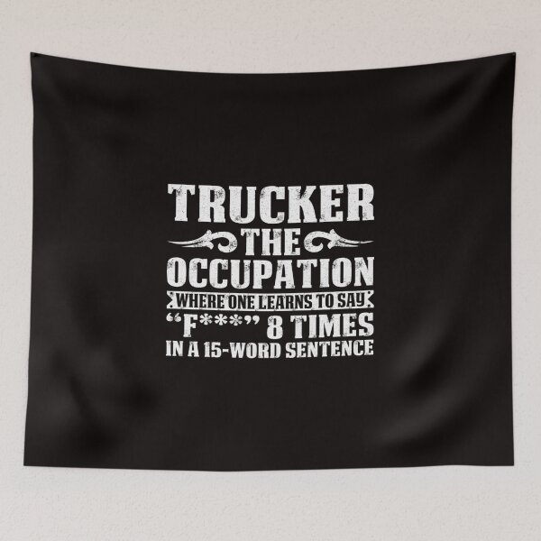 Item preview, Trucker The Occupation Proud Trucker T Shirts For Trucker Gift For Trucker Family designed and sold by Aboddicum00.