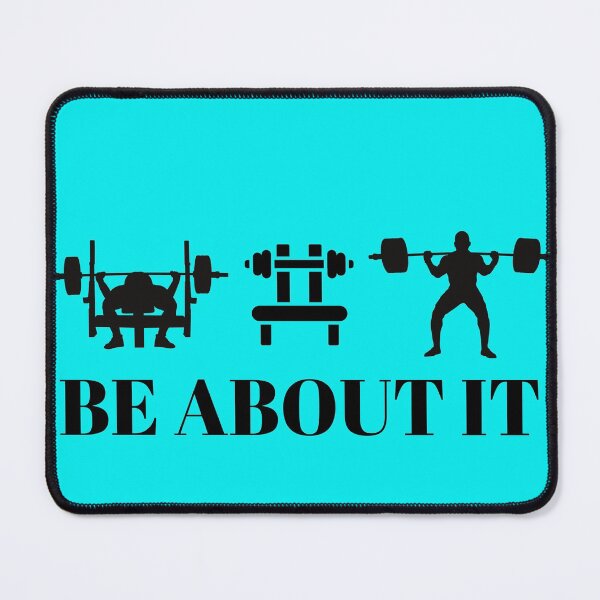 Item preview, Be About It Bench Press & Squats Black designed and sold by RiseSetOnline.