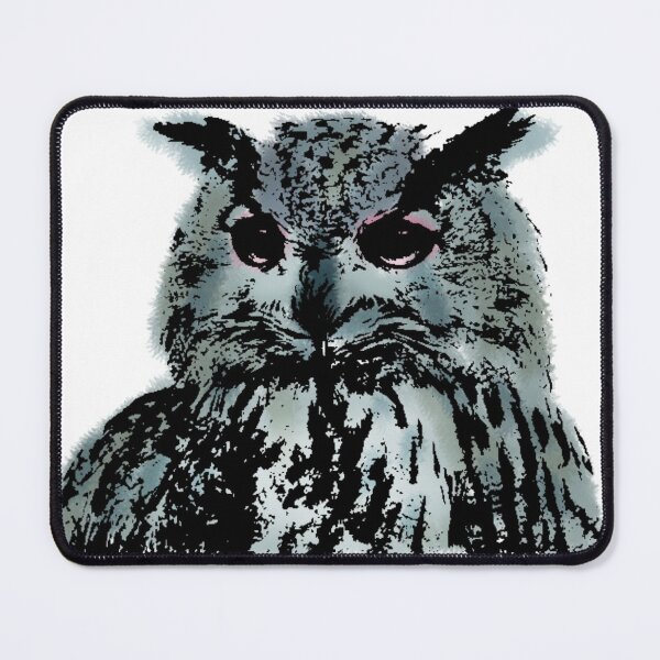 Item preview, Blue owl black sketch with color  designed and sold by Coffeemerc117.