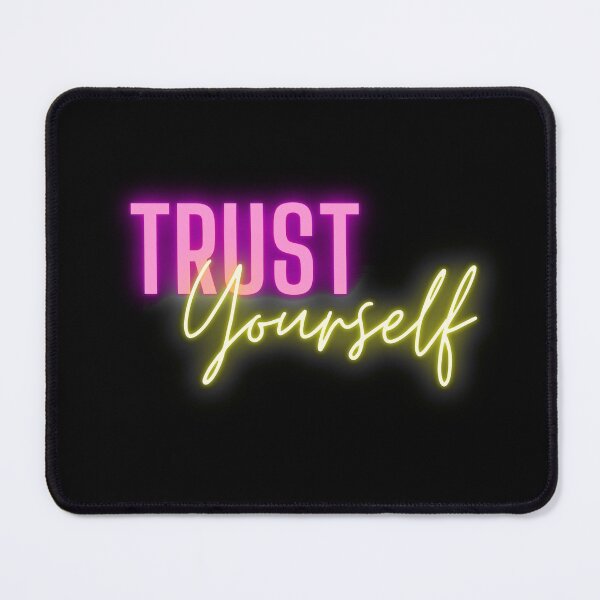 Item preview, Trust yourself - neon inspirational quote designed and sold by theslowdown.