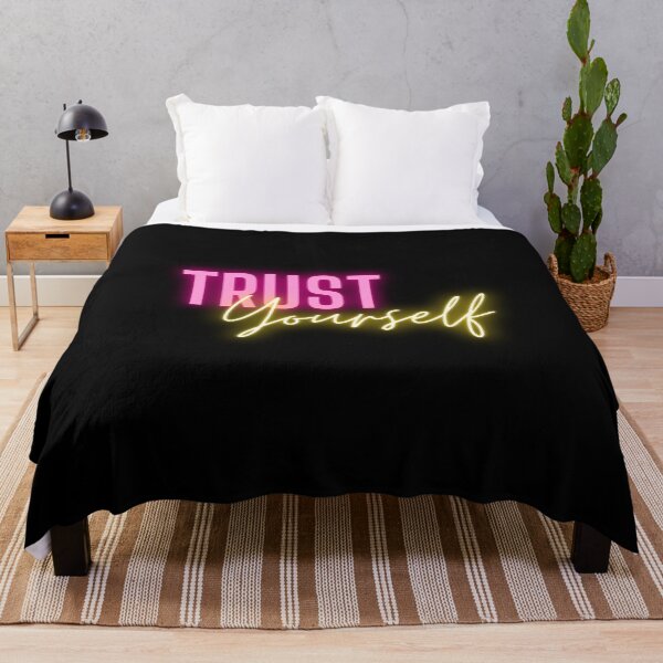 Item preview, Trust yourself - neon inspirational quote  designed and sold by theslowdown.