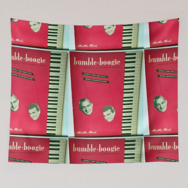 Item preview, piano, keyboard, blues, jump, Bumble Boogie, Sheet music, 1940's, boogie, swing, Frankie Carle designed and sold by Vintaged.
