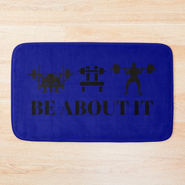 Item preview, Be About It Bench Press & Squats Black designed and sold by RiseSetOnline.