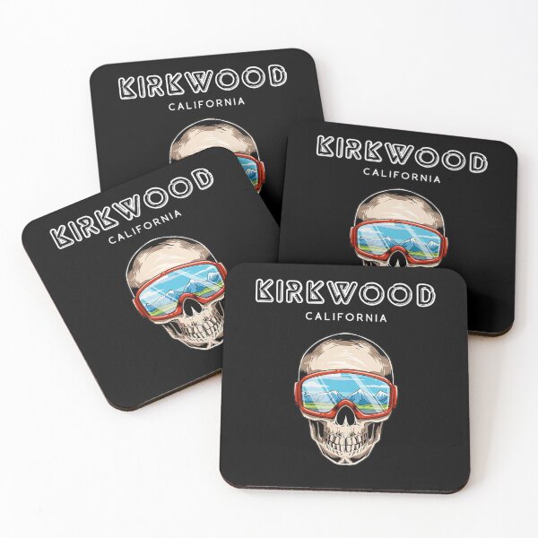 Item preview, Womens Kirkwood California - Ski and Snowboard Skeleton V-Neck  designed and sold by GodivaShop.