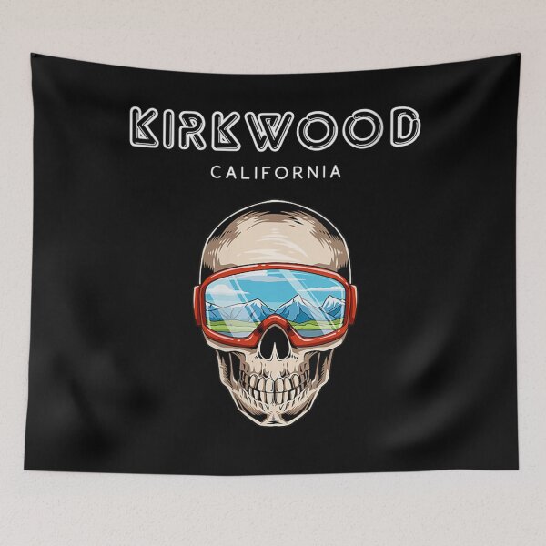 Item preview, Womens Kirkwood California - Ski and Snowboard Skeleton V-Neck  designed and sold by GodivaShop.