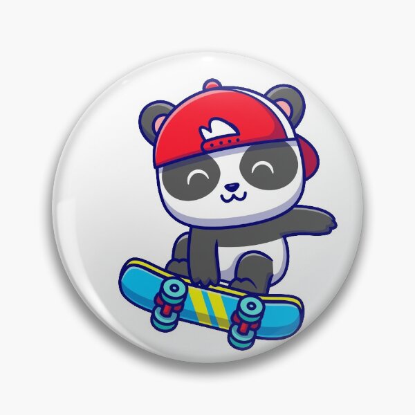 Item preview, Panda And SkateBoard designed and sold by hutamaAdi98.