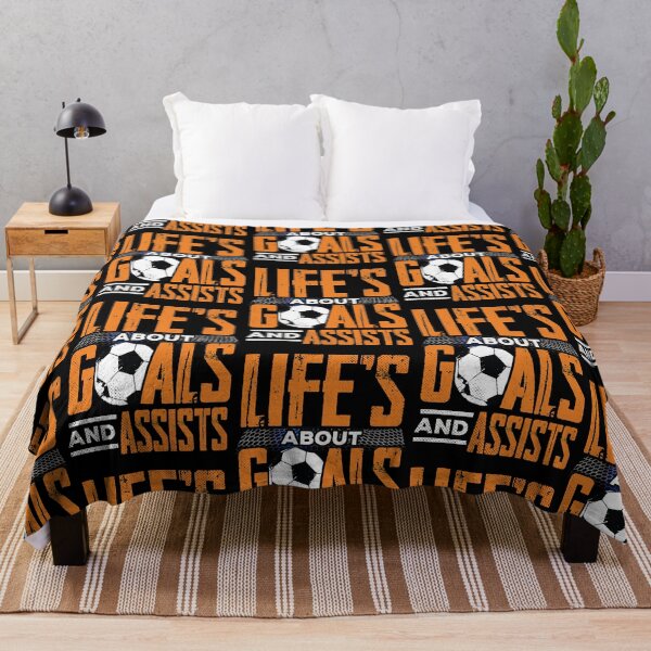 Item preview, Lifes About Goals and Assists Football Soccer Fan designed and sold by kenyanascfh.