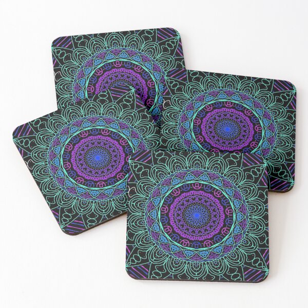 Item preview, Cool colour mandala designed and sold by Lovethatsticks.