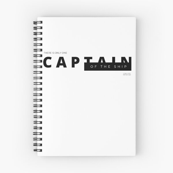 Item preview, There is only one CAPTAIN of the ship. designed and sold by Tiredmenphilo.