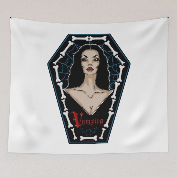Item preview, Mens Womens Vampira Casket Retro Vintage designed and sold by BerniceWunsch.