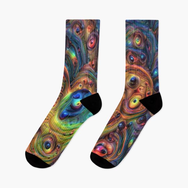 Item preview, psychedelic vibrant rainbow line art designed and sold by BelAnnGrey.
