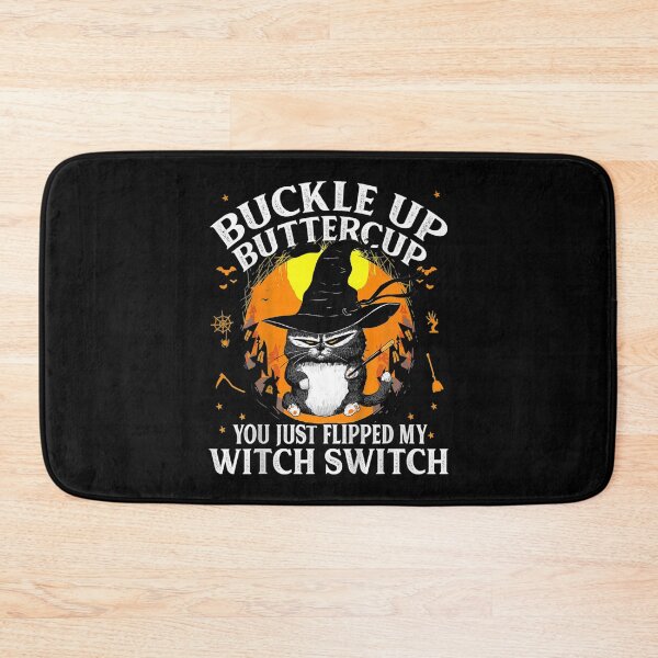 Item preview, Cat Buckle Up Buttercup You Just Flipped My Witch Switch  designed and sold by FideliaShop.