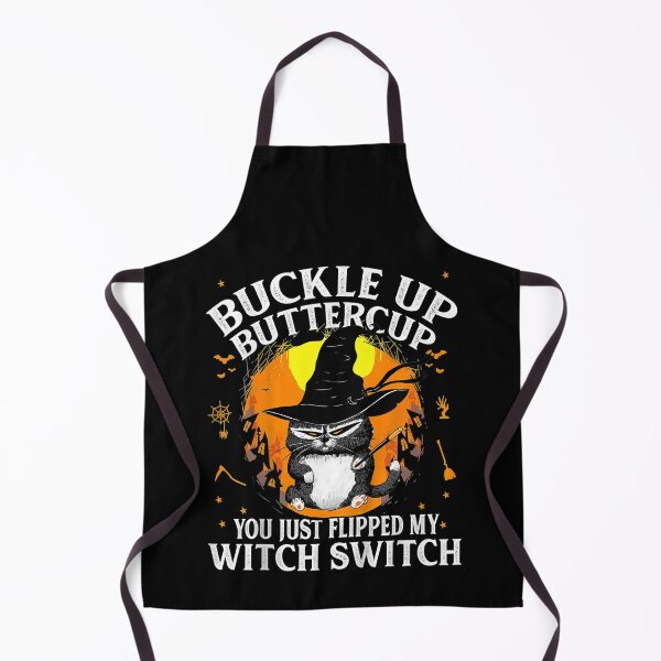 Item preview, Cat Buckle Up Buttercup You Just Flipped My Witch Switch  designed and sold by FideliaShop.