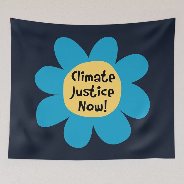 Item preview, Climate Justice Now - Climate Change designed and sold by Picket Club.
