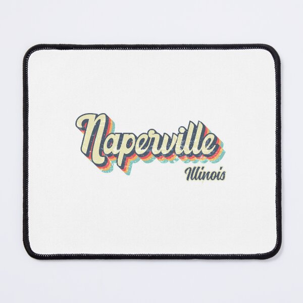 Item preview, Naperville city Illinois Retro Vintage 70s rainbow designed and sold by Teelogic.