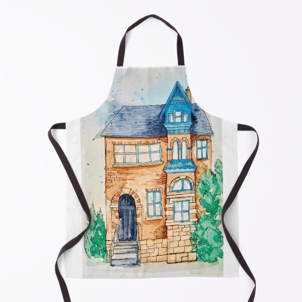 Item preview, Victorian blue wonky home designed and sold by Gainor Andrews.