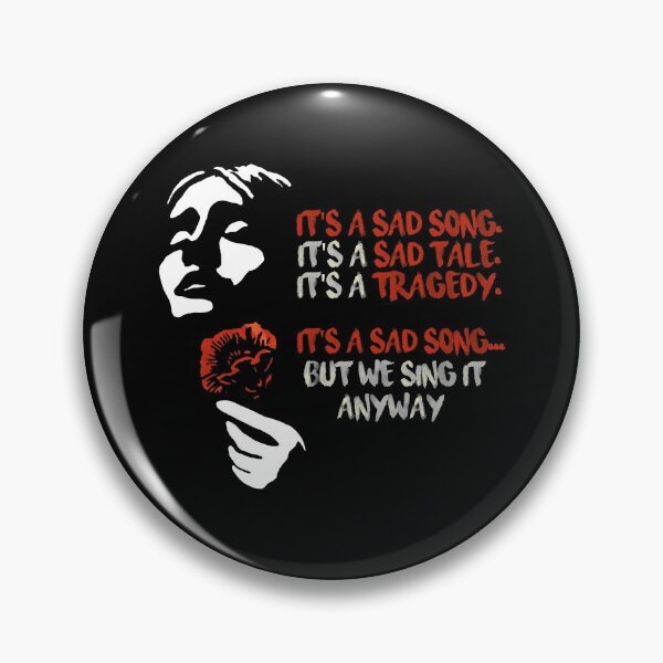 Item preview, Hadestown The Musical Stickers| It's A Sad Song, But We Sing It Anyway| Broadway Musicals Sticker| Persephone & Eurydice & Orpheus & Hermes & Hades & The Fates.  designed and sold by Nada18.