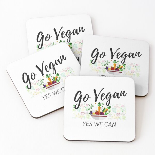Item preview, Go Vegan Yes We Can (Vegan Gift) designed and sold by i-longmanshop.