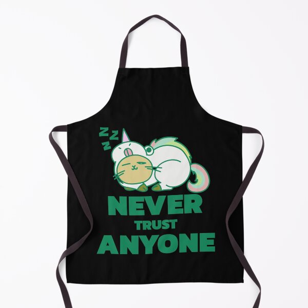 Item preview, Never trust anyone - cat sleeps unicorn - never trust anyone designed and sold by emm-j.