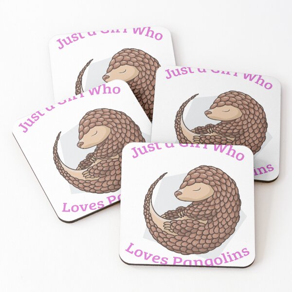 Item preview, Just A Girl Who Loves Pangolins designed and sold by NiftyTees.