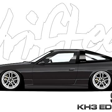 Artwork thumbnail, Drifted 180sx Tee - KH3 Edition by Drifted by driftedshop