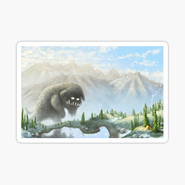 Teddy Yeti Sticker