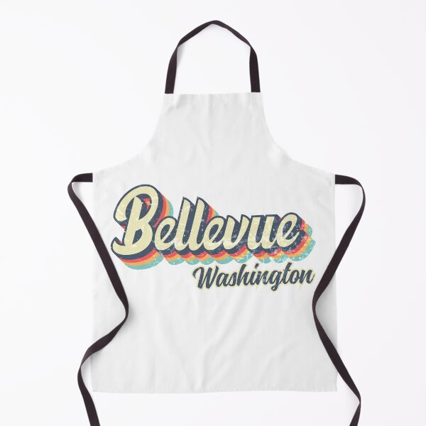 Item preview, Bellevue city Washington Retro Vintage 70s rainbow designed and sold by Teelogic.