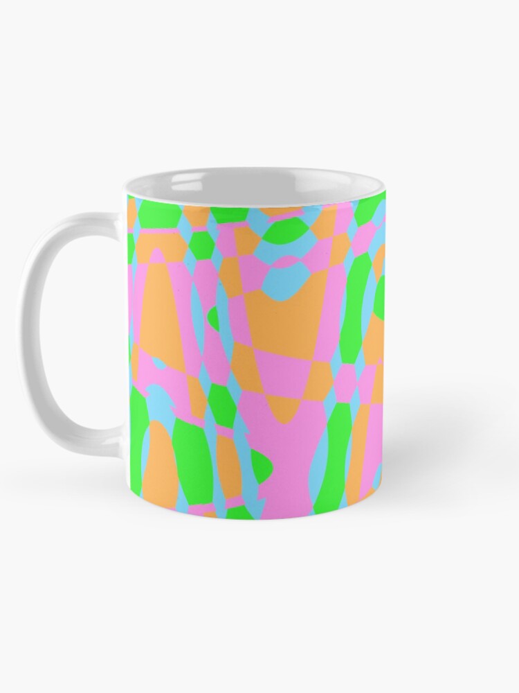 Thumbnail 5 of 6, Coffee Mug, Colorful Pattern Texture Design designed and sold by BeccaKenDesigns.
