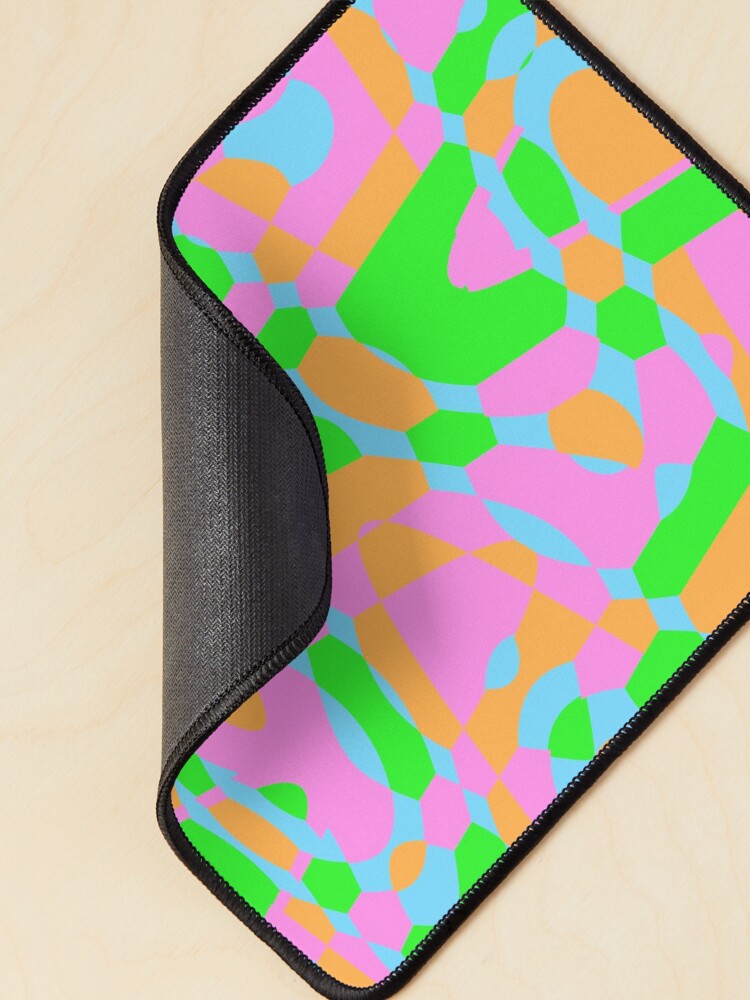 Thumbnail 2 of 5, Mouse Pad, Colorful Pattern Texture Design designed and sold by BeccaKenDesigns.