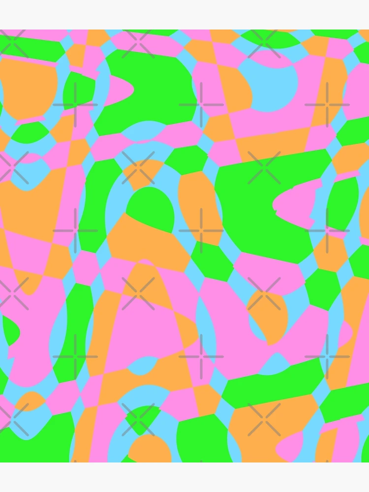 Thumbnail 3 of 3, Backpack, Colorful Pattern Texture Design designed and sold by BeccaKenDesigns.