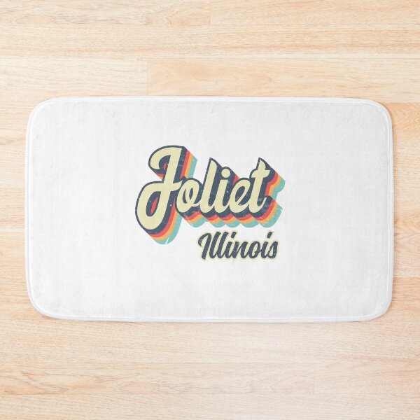 Item preview, Joliet City Illinois Retro Vintage 70s rainbow designed and sold by Teelogic.