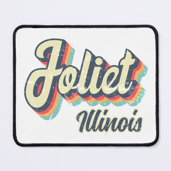 Item preview, Joliet City Illinois Retro Vintage 70s rainbow designed and sold by Teelogic.