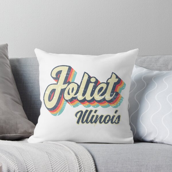 Item preview, Joliet City Illinois Retro Vintage 70s rainbow designed and sold by Teelogic.