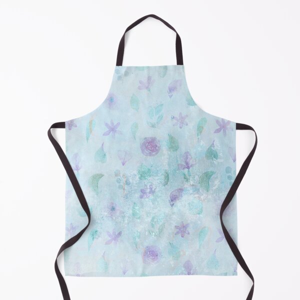 Item preview, Violet Flowers And Blue Leaves designed and sold by ColorsandShapes.