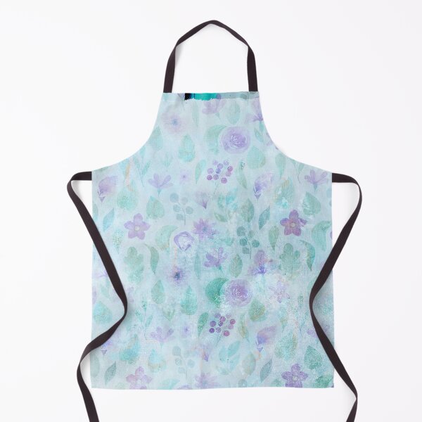 Item preview, Violet Flowers And Blue Leaves designed and sold by ColorsandShapes.