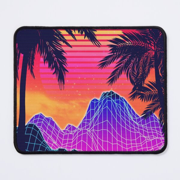Item preview, 80s Vaprwave rocks and palm trees design designed and sold by AnnArtshock.