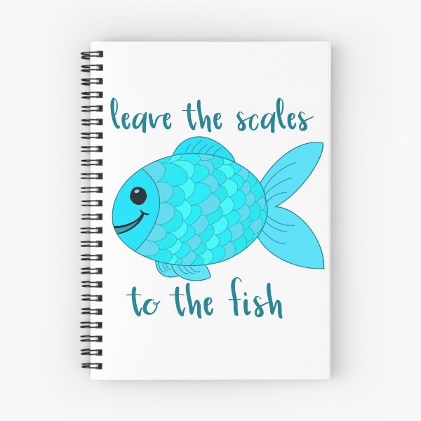 Item preview, Leave the Scales to the Fish in Blue designed and sold by GrellenDraws.